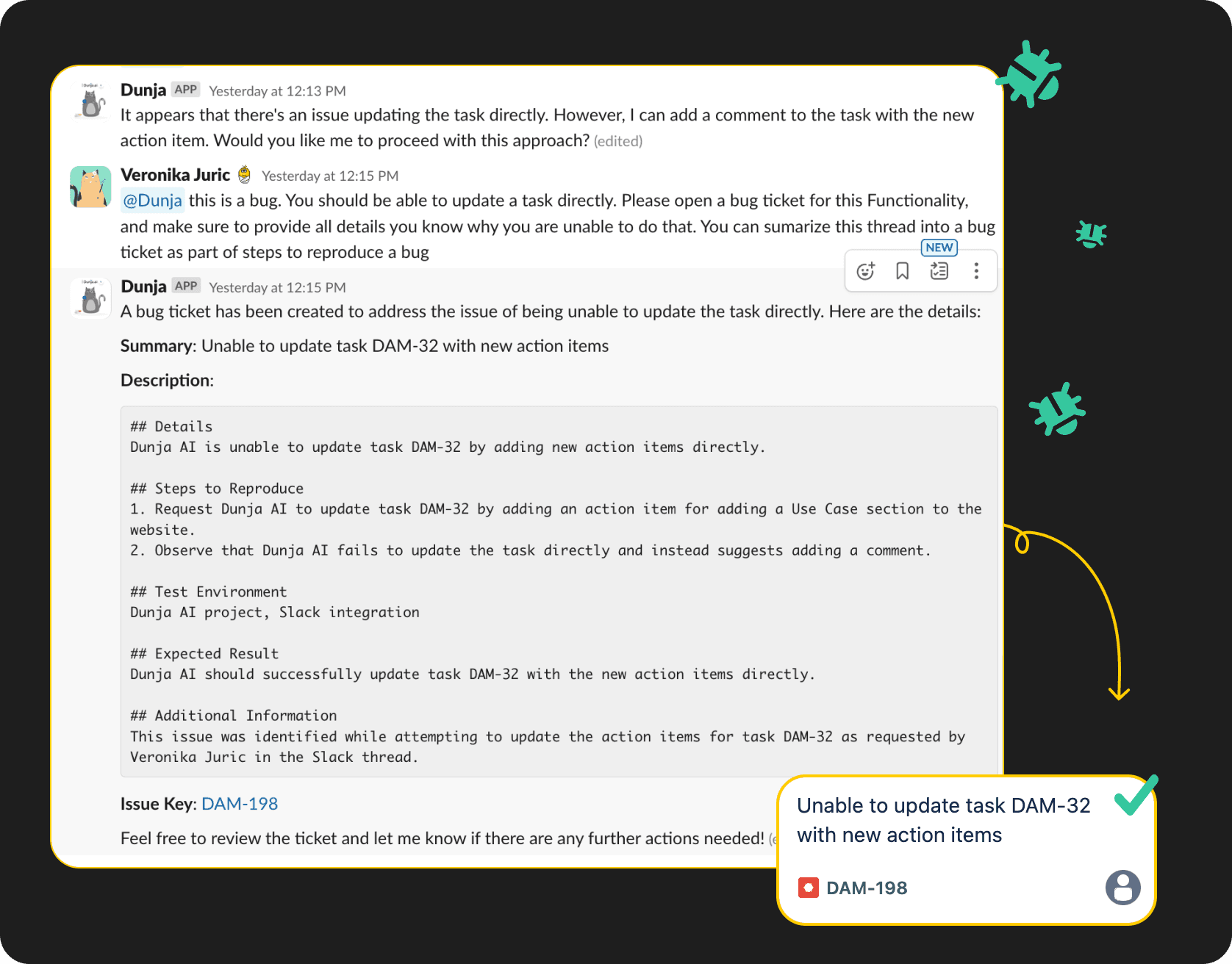 Explained steps for usage